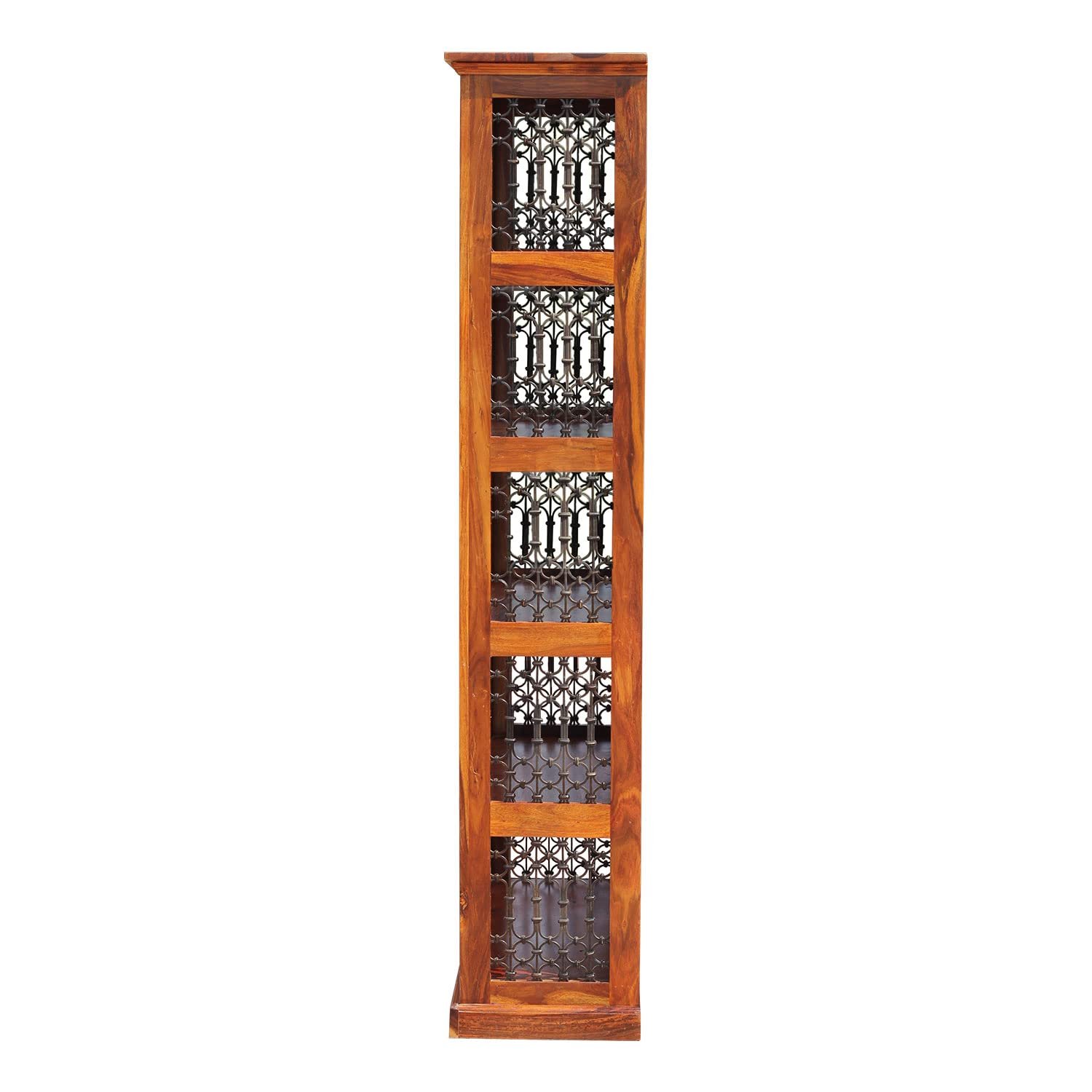 havenzhome solid sheesham wood boocase | modern wooden bookshelf with storage shelves for home & office havenzhome solid sheesham wood boocase | modern wooden bookshelf with storage shelves for home & office