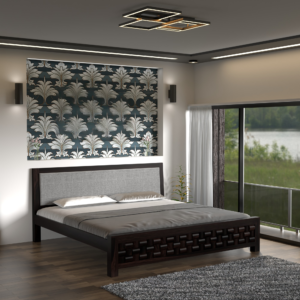 havenzhome solid sheesham wood king size bed without storage (copy)