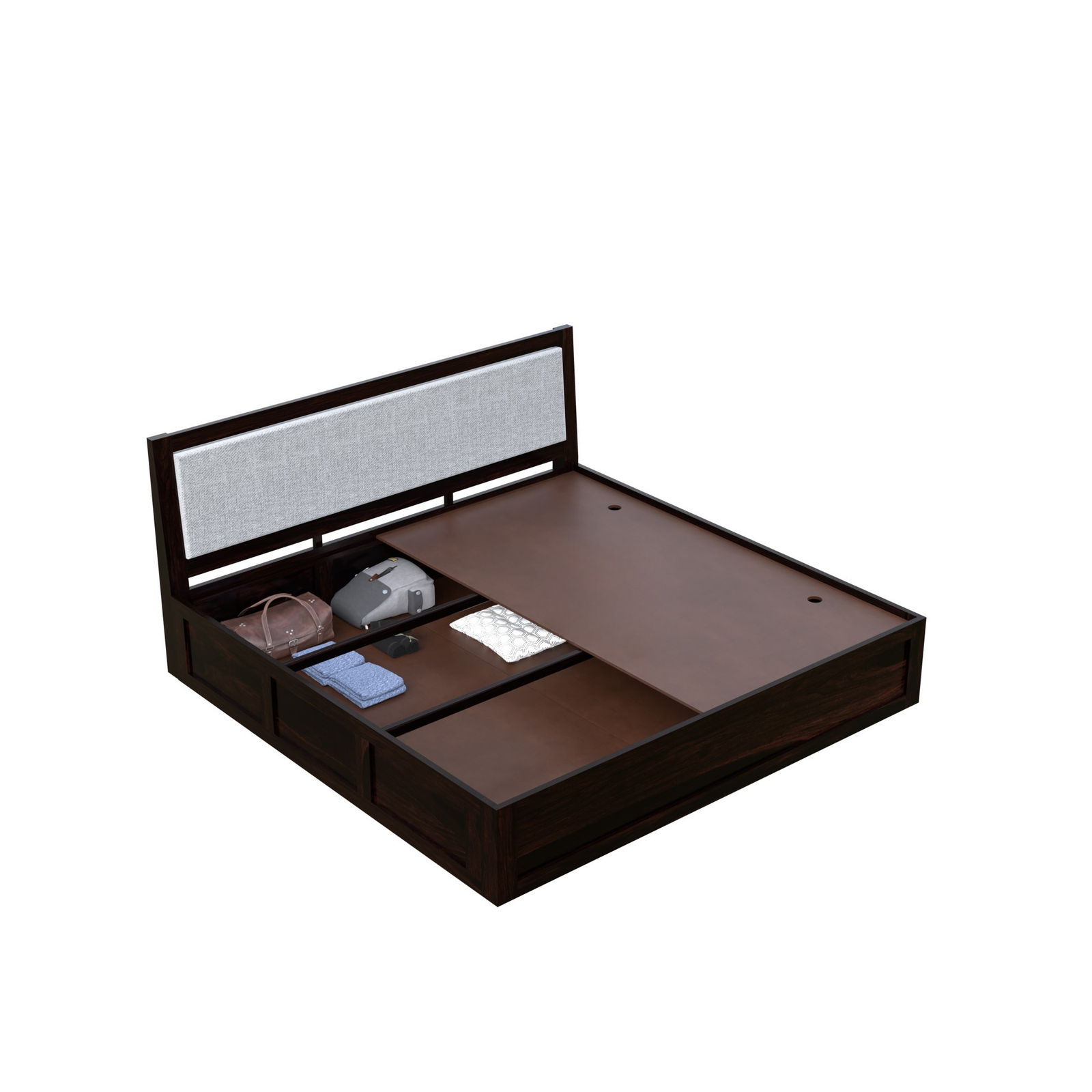 havenzhome solid sheesham wood king size storage bed | modern wooden bed with spacious storage havenzhome solid sheesham wood king size storage bed | modern wooden bed with spacious storage