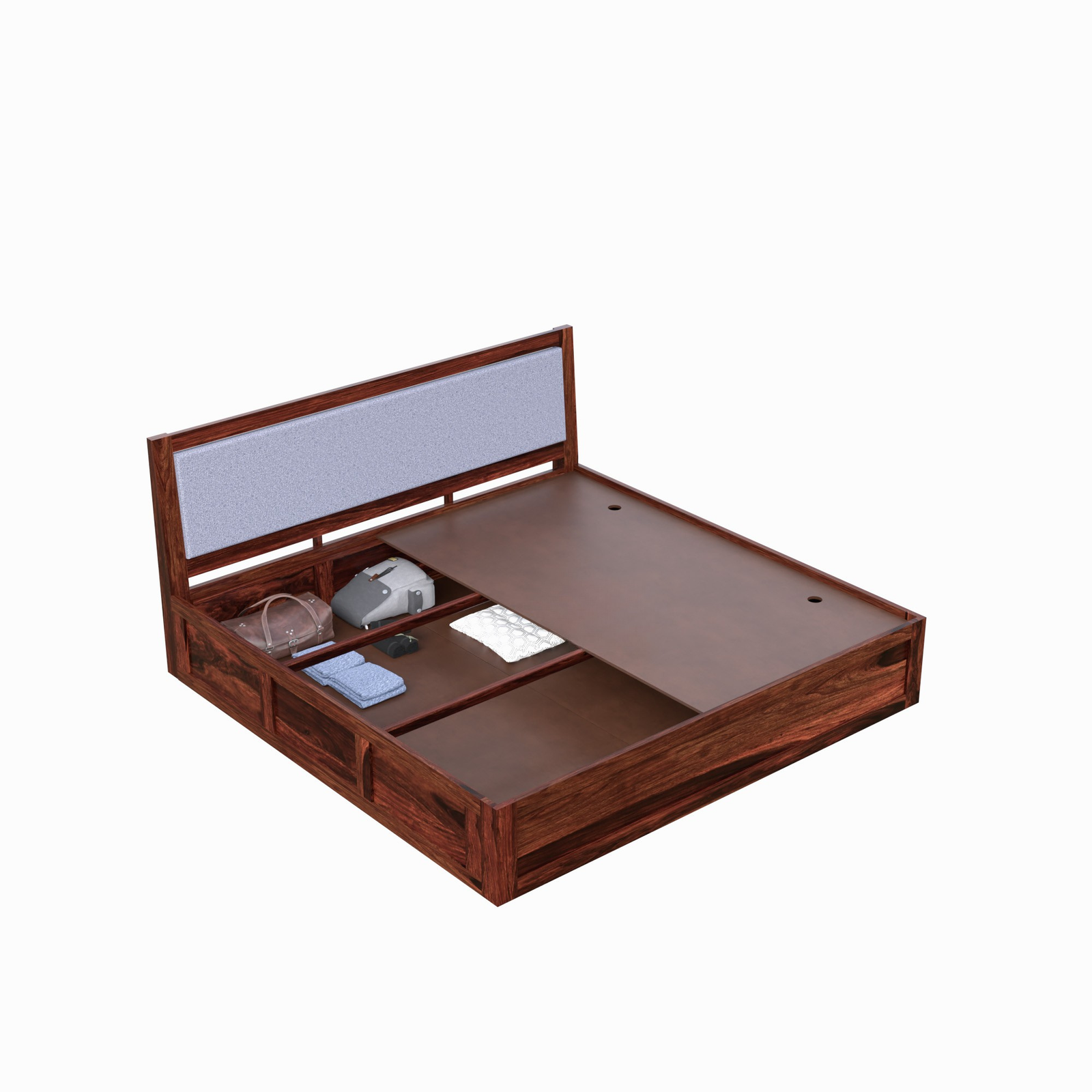 havenzhome solid sheesham wood king size storage bed | modern wooden bed with spacious storage havenzhome solid sheesham wood king size storage bed | modern wooden bed with spacious storage