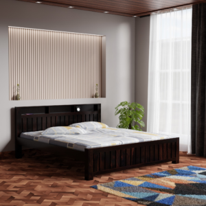 havenzhome solid sheesham wood king size bed without storage (copy)