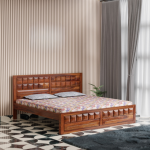 havenzhome solid sheesham wood king size bed without storage (copy)