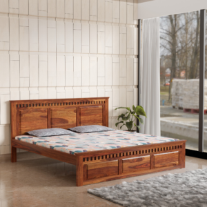 havenzhome solid sheesham wood king size bed without storage (copy)