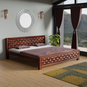 havenzhome solid sheesham wood king size bed without storage (copy)