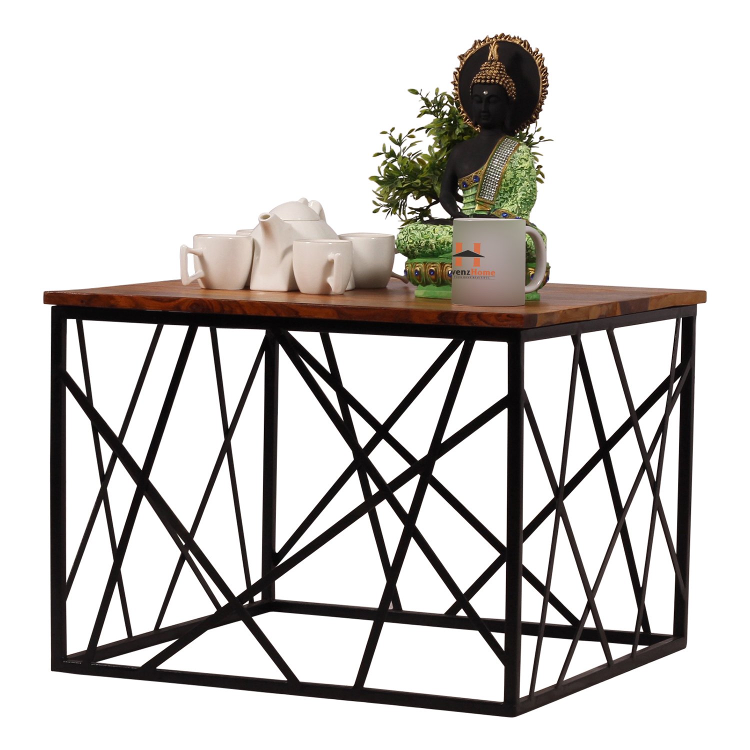 havenzhome industrial style wooden & iron nesting tables havenzhome industrial style wooden & iron nesting tables