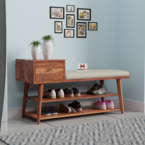havenzhome wooden shoe rack cabinet