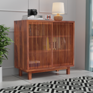 havenzhome modern wooden sideboard storage cabinet