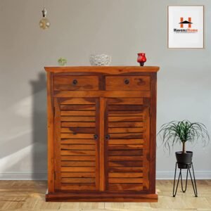 havenzhome premium wooden shoe rack for entryway