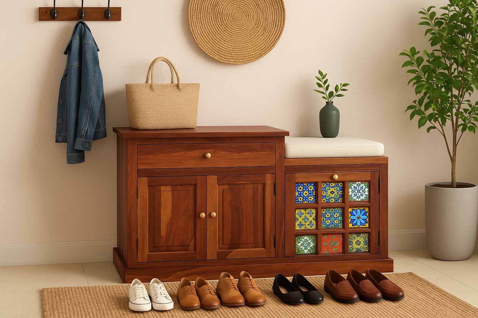 HavenzHome Multipurpose Shoe Rack with Shelves