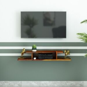 havenzhome solid sheesham wood tv unit with storage (copy)
