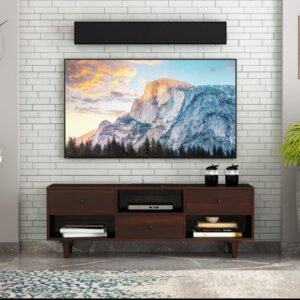 havenzhome premium solid wood tv unit with storage (copy)