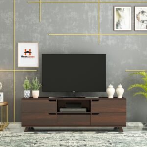 havenzhome solid sheesham wood tv cabinet